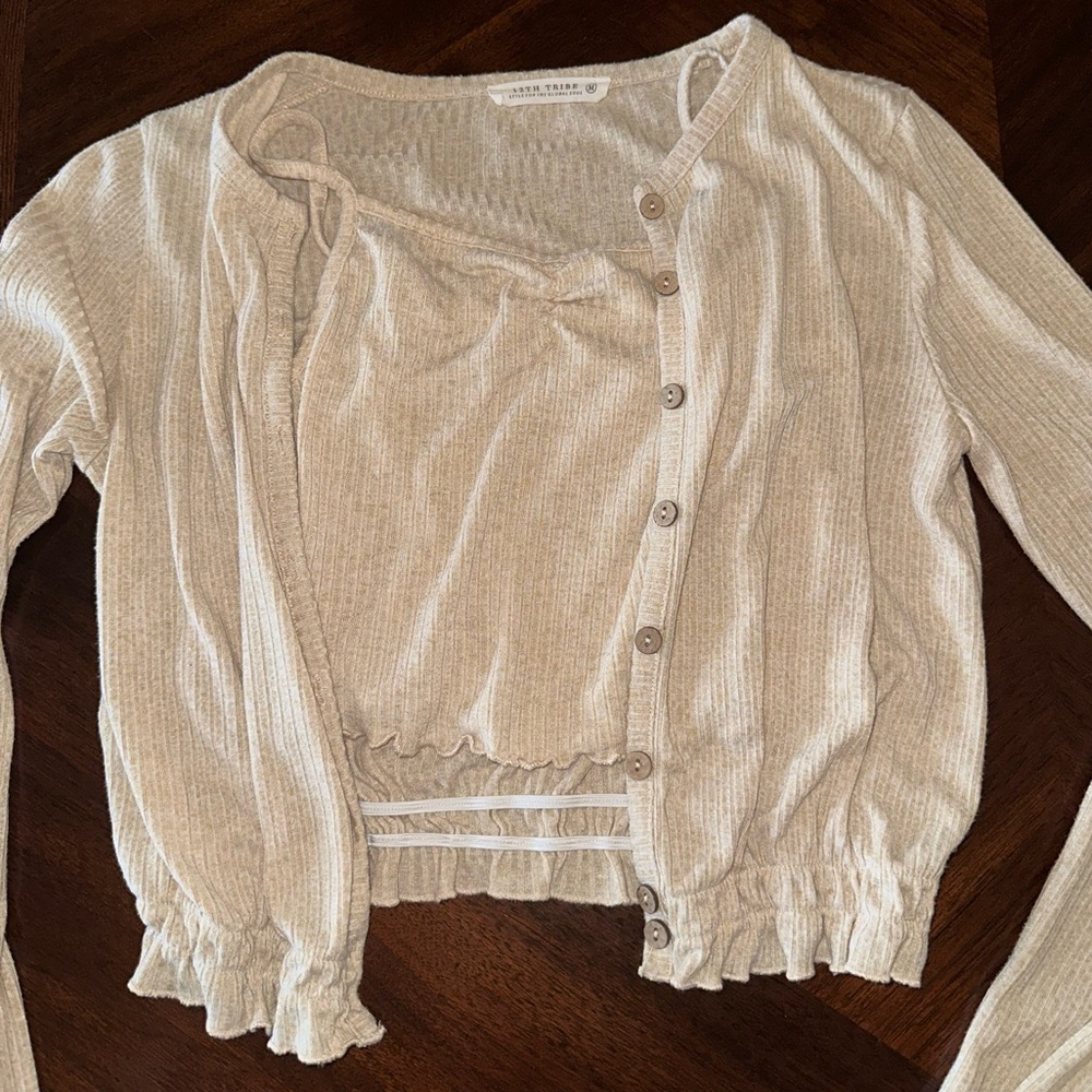 12th Tribe Cardigan and Tank Set